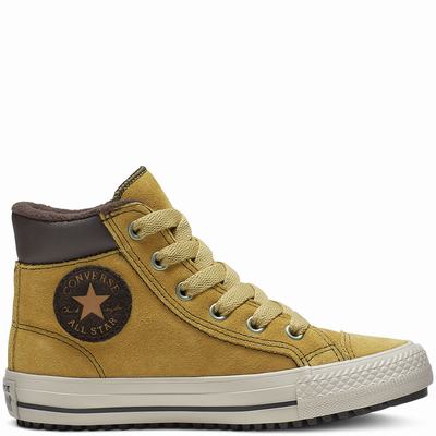 Gyerek Converse Chuck Taylor All Star PC Boot Magasszárú Cipő CO6910327 Barna/Barna